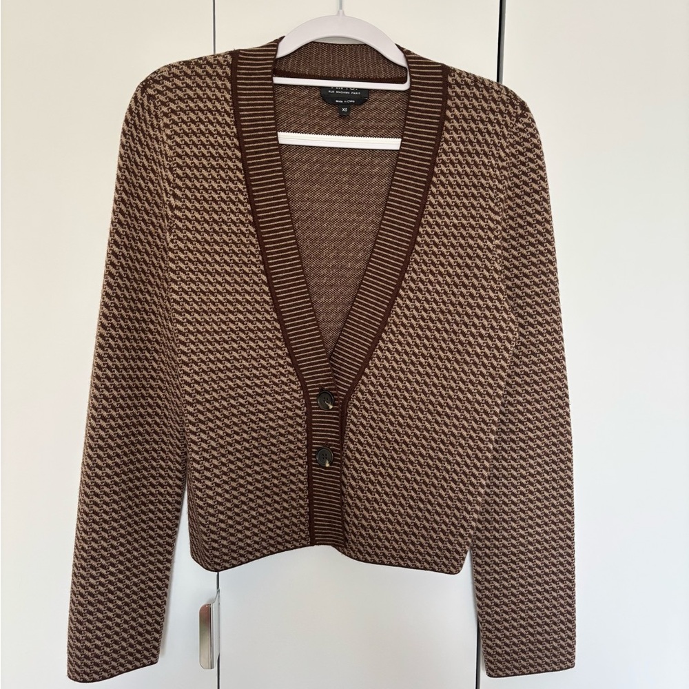 A.P.C. Houndstooth Cardigan